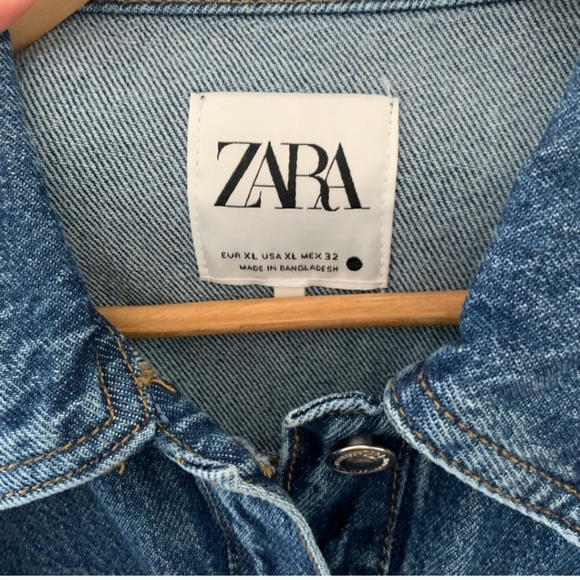 Zara denim belted dress/jacket - Picture 7 of 8
